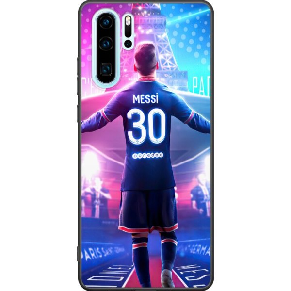 Huawei P30 Pro Sort cover Lionel Messi