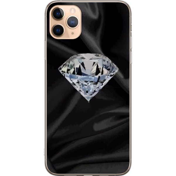 Apple iPhone 11 Pro Max Gjennomsiktig deksel Silke Diamant
