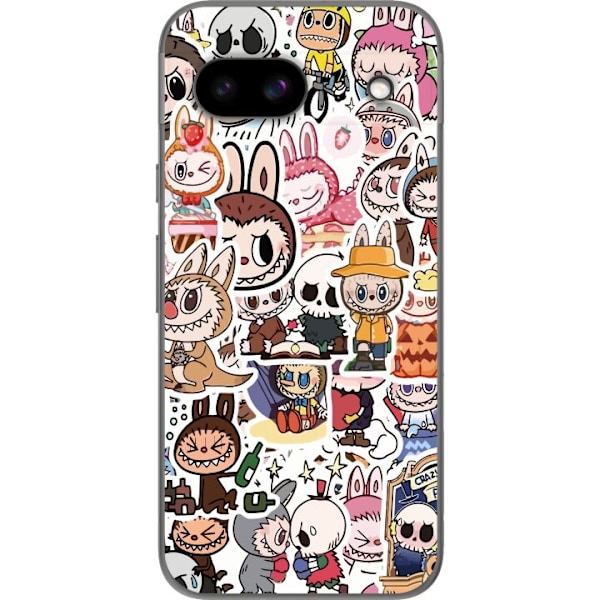 Google Pixel 8a Läpinäkyvä kuori Labubu All-Stars – POP MART Erikoispainos