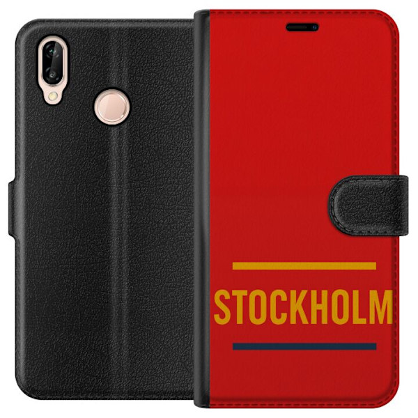 Huawei P20 lite Lommeboketui Stockholm – Hockey