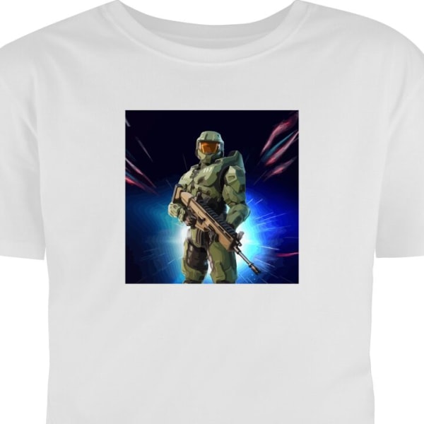 T-Shirt Fortnite - Master Chief hvit XXL