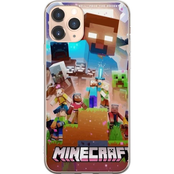 Apple iPhone 11 Pro Genomskinligt Skal Minecraft