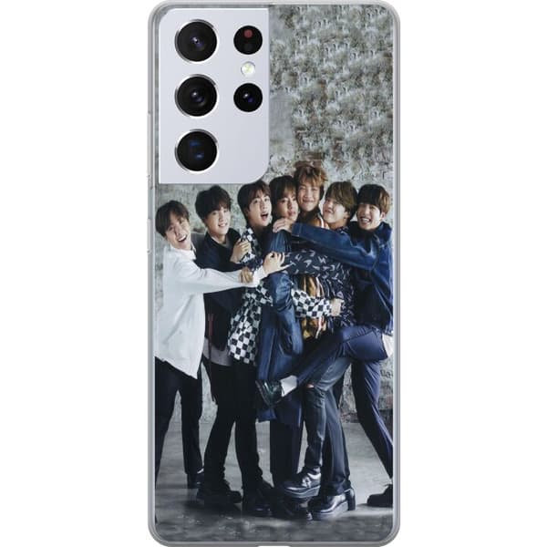 Kompatibelt Mobildeksel til Samsung Galaxy S21 Ultra 5G K-POP BTS