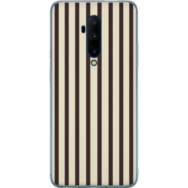 Kompatibelt Mobilskal till OnePlus 7T Pro Bruna mokkaränder brun