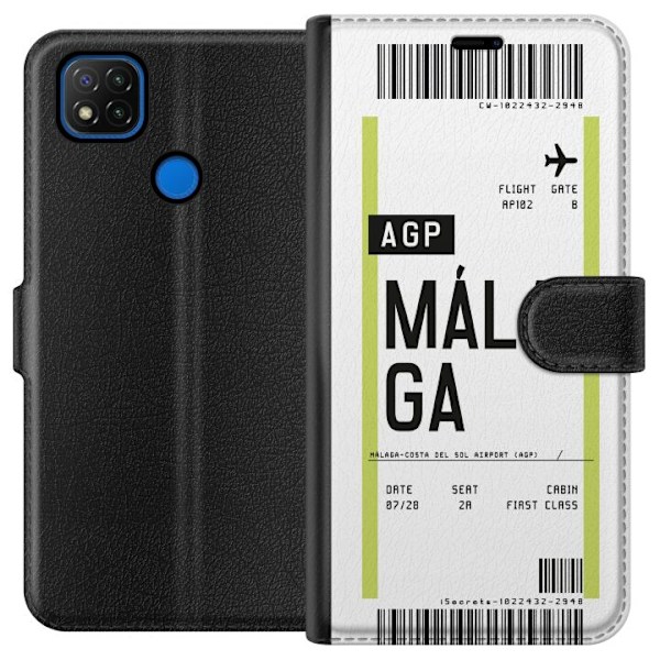 Xiaomi Redmi 9C Plånboksfodral Malaga