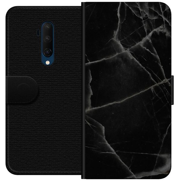 OnePlus 7T Pro Tegnebogsetui Sort marmor
