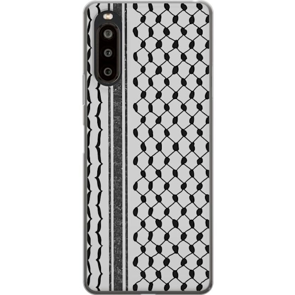 Sony Xperia 10 II Gennemsigtig cover Palæstinensisk mønster