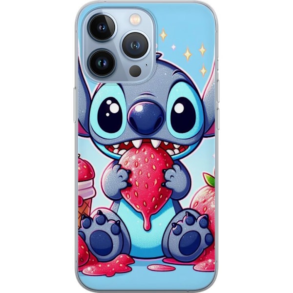 Apple iPhone 13 Pro Läpinäkyvä kuori Strawberry Stitch