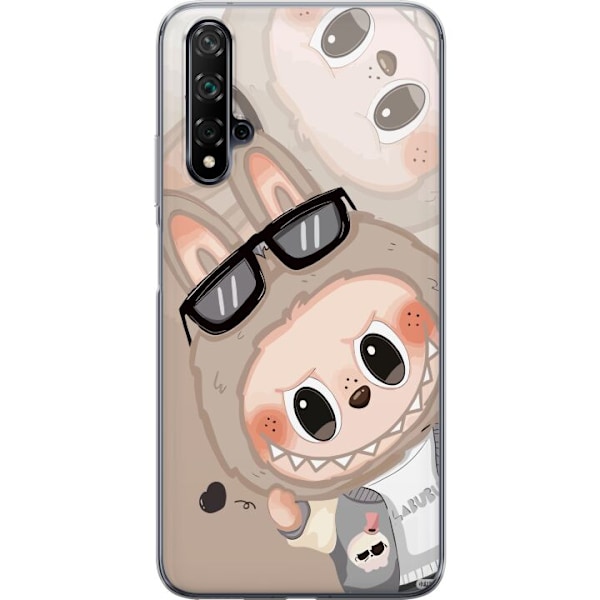 Huawei nova 5T Läpinäkyvä kuori Labubu Rainbow Chaos