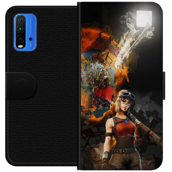 Xiaomi Redmi Note 9 4G Tegnebogsetui Renegade Raider