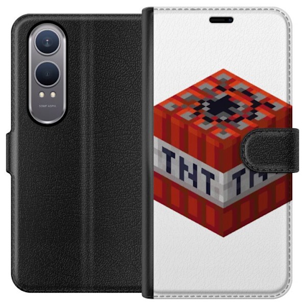 OnePlus Nord CE4 Lite Lompakkokotelo Minecraft TNT
