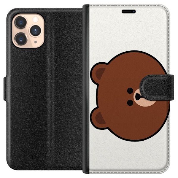 Apple iPhone 11 Pro Tegnebogsetui line friends brown