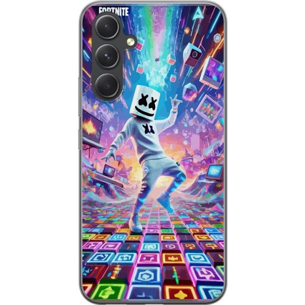 Samsung Galaxy A55 Läpinäkyvä kuori Fortnite Dance | Marshm