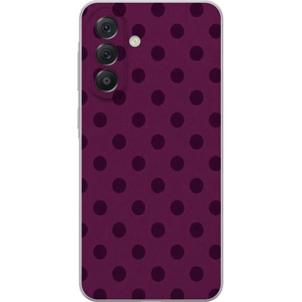 Kompatibelt Mobilskal till Samsung Galaxy A57 Plum Pop Dots lila