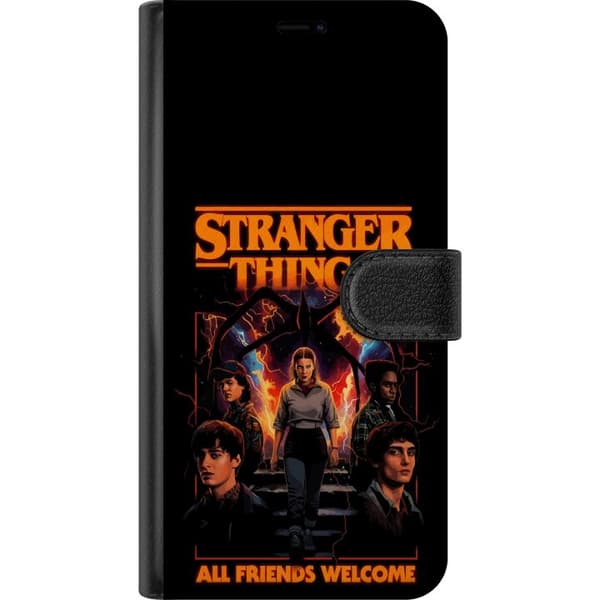 Kompatibel Tegnebogsetui til Apple iPhone 12 mini Stranger Things Netflix serie sci fi mysterium