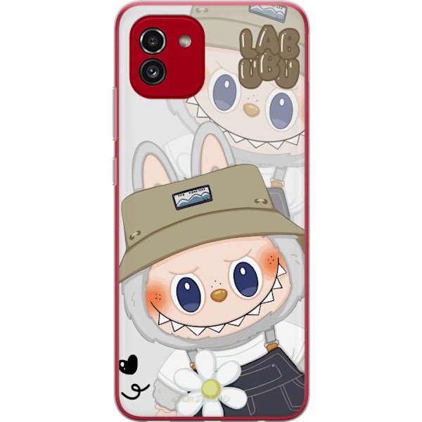Samsung Galaxy A03 Gennemsigtig cover Labubu Minimal Mood - En