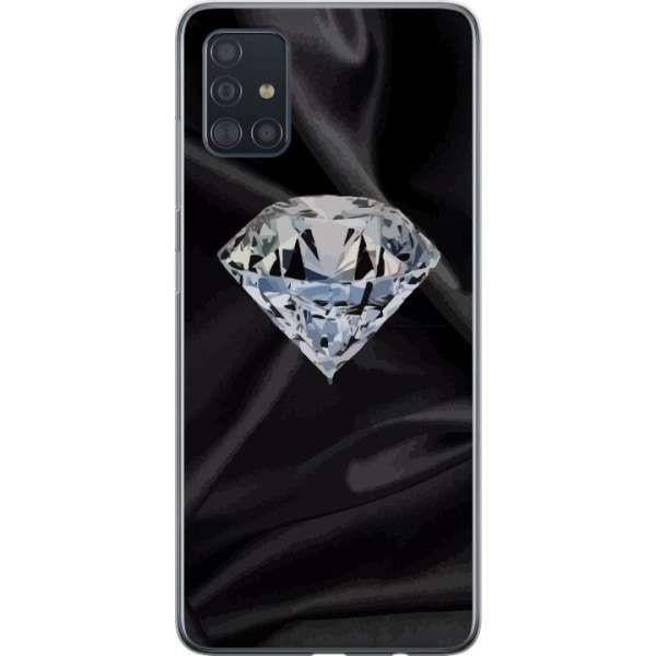 Samsung Galaxy A51 Gjennomsiktig deksel Silke Diamant