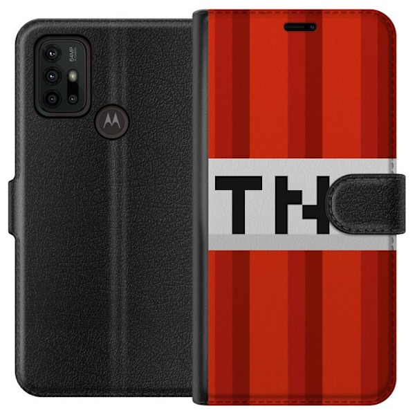 Motorola Moto G30 Tegnebogsetui Minecraft TNT