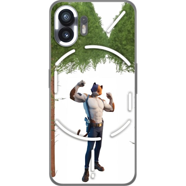 Nothing Phone (2) Läpinäkyvä kuori Fortnite - Meowscles