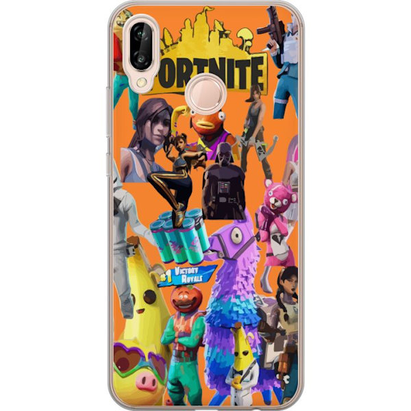 Huawei P20 lite Gennemsigtig cover Fortnite