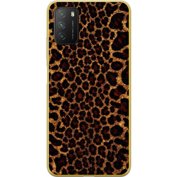 Kompatibelt Mobilskal till Xiaomi Poco M3  Wild Leopard brun