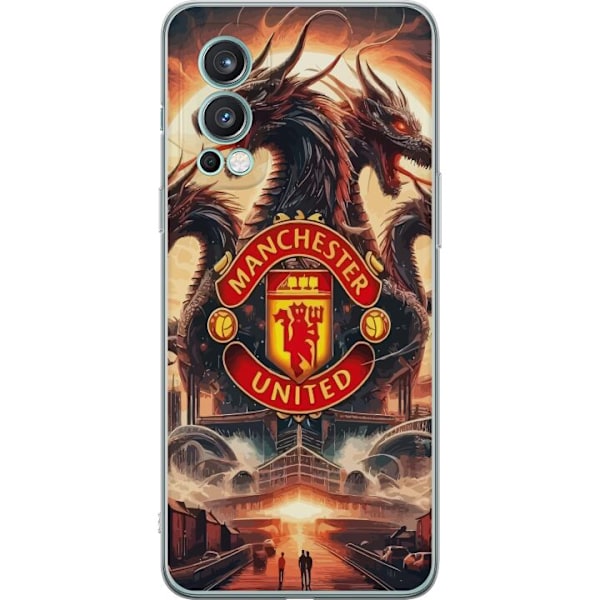 OnePlus Nord 2 5G Läpinäkyvä kuori Manchester United