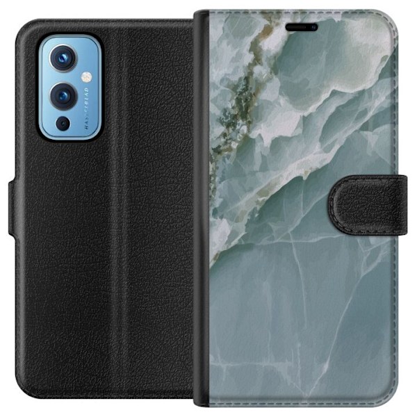 OnePlus 9 Plånboksfodral Marmor Isfjäll