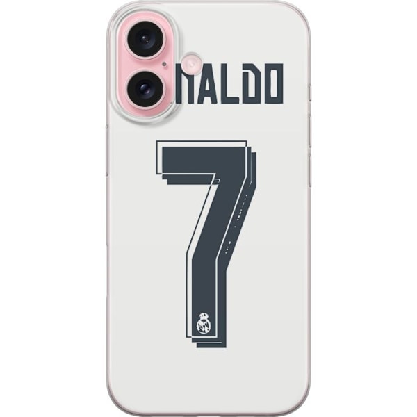 Apple iPhone 16 Läpinäkyvä kuori Ronaldo