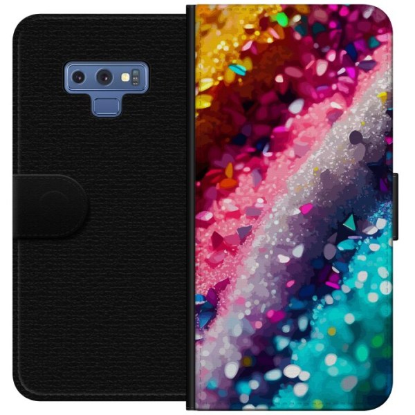 Samsung Galaxy Note9 Plånboksfodral Glitter