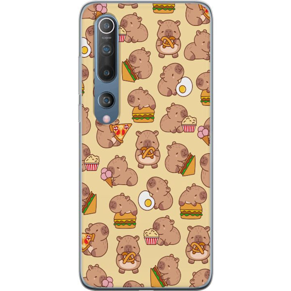 Xiaomi Mi 10 5G Läpinäkyvä kuori Kawaii capybara puhelinkotelo useilla söpöillä hahmoilla