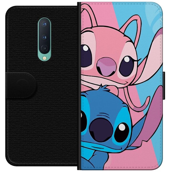 OnePlus 8 Tegnebogsetui Stitch & Angel