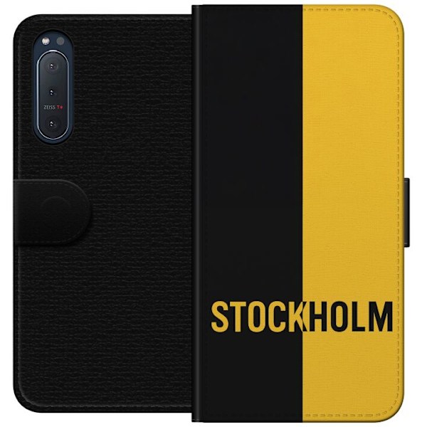 Sony Xperia 5 II Tegnebogsetui Stockholm – fodbold