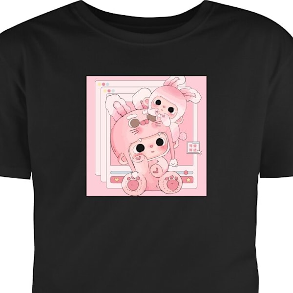 T-shirt til Voksen | Klassisk Voksen T-shirt TUTUBEAR sort M