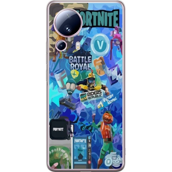 Xiaomi 13 Lite Gennemsigtig cover Fortnite