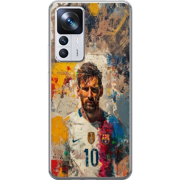 Xiaomi 12T Pro Läpinäkyvä kuori Messi Art