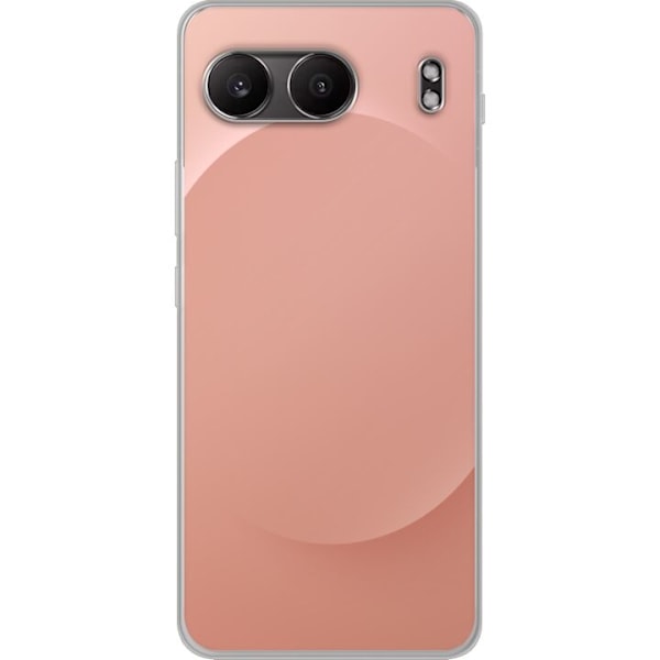 OnePlus Nord 4 Gjennomsiktig deksel Rosa Prikk