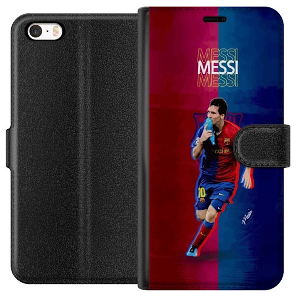 Apple iPhone 5s Plånboksfodral Messi