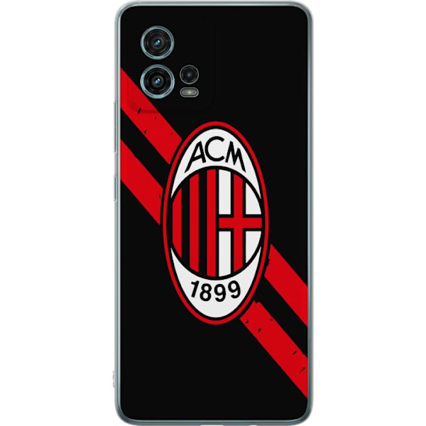 Motorola Moto G72 Gjennomsiktig deksel AC Milan