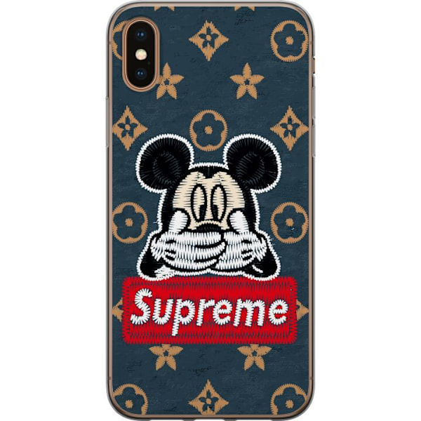 Apple iPhone XS Gjennomsiktig deksel OOPS mickey