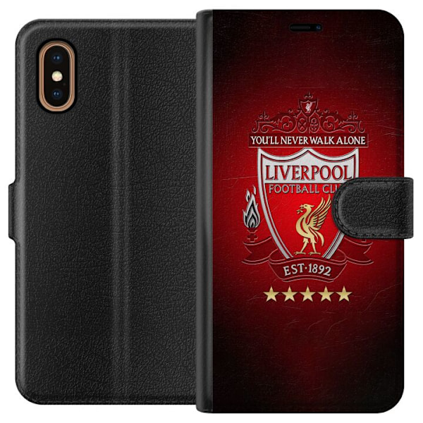 Apple iPhone XS Max Plånboksfodral YNWA Liverpool