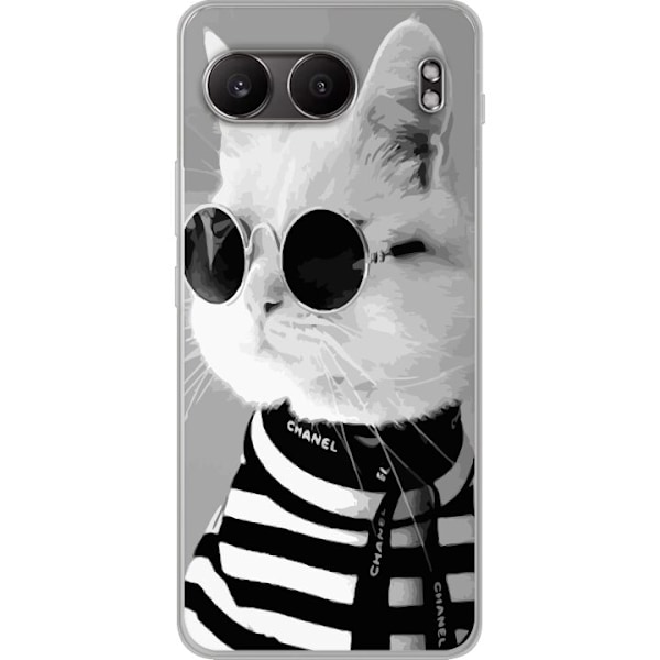 OnePlus Nord 4 Gjennomsiktig deksel Fancy Cat