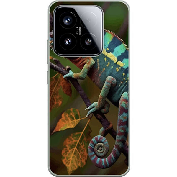 Xiaomi 15 Läpinäkyvä kuori Lisko Graafinen Streetwear Suunnittelu Eläinmalli Moderni Kaupunkityyli Suosittu Motiivi Luova Taide Trendi