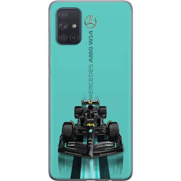 Samsung Galaxy A71 Gennemsigtig cover Mercedes F1