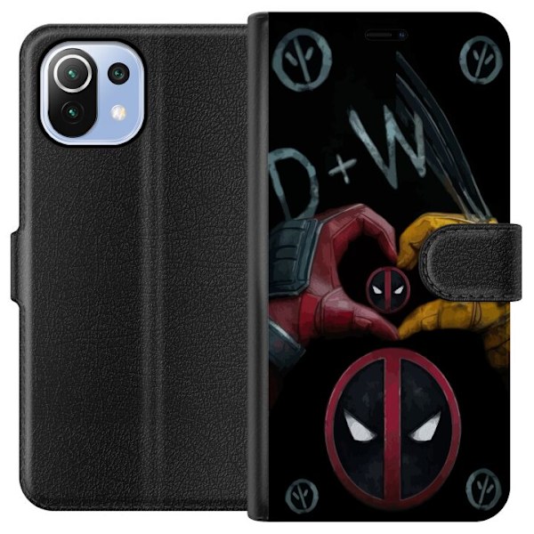 Xiaomi Mi 11 Lite Lommeboketui Deadpool & Wolverine Kjærlighe