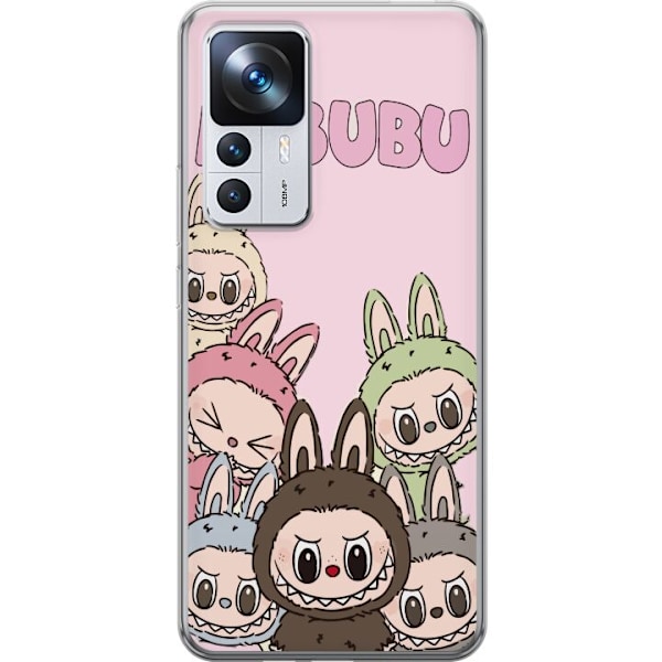 Xiaomi 12T Pro Genomskinligt Skal Labubu Classics