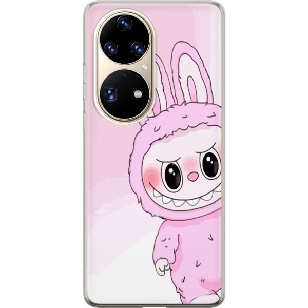 Huawei P50 Pro Genomskinligt Skal Labubu Bunny Series