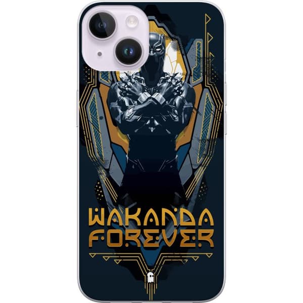 Kompatibelt Mobildeksel til Apple iPhone 14 Black Panther: Wakanda Forever