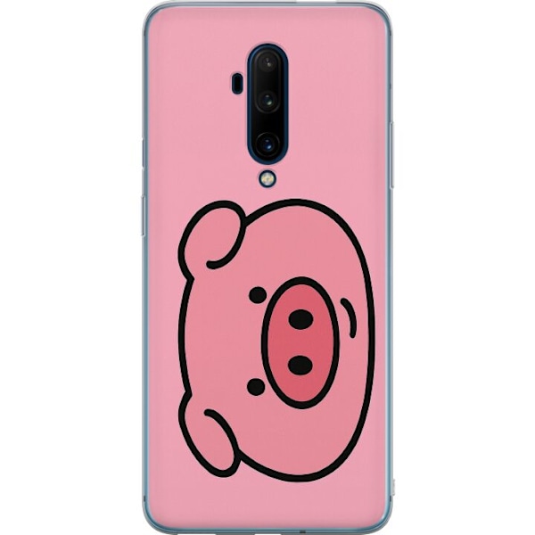 OnePlus 7T Pro Gjennomsiktig deksel Kawaii Piggy