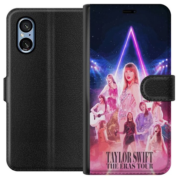 Sony Xperia 5 V Plånboksfodral Taylor Swift Galaxy Neon