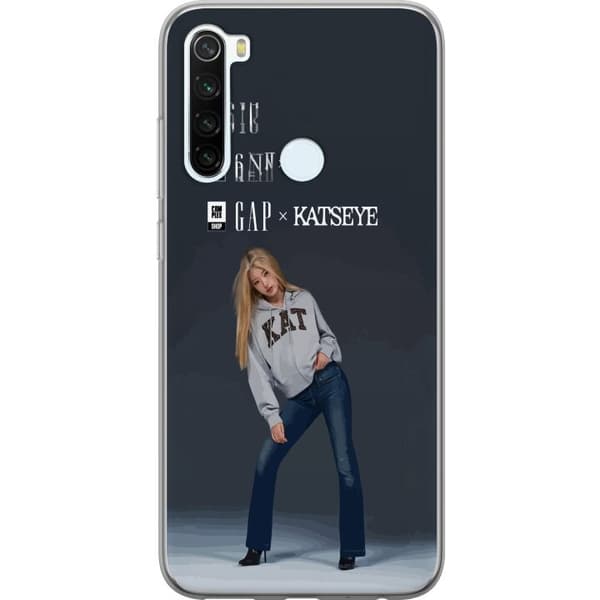 Kompatibelt Mobilskal till Xiaomi Redmi Note 8 KATSEYE blond modebild grå